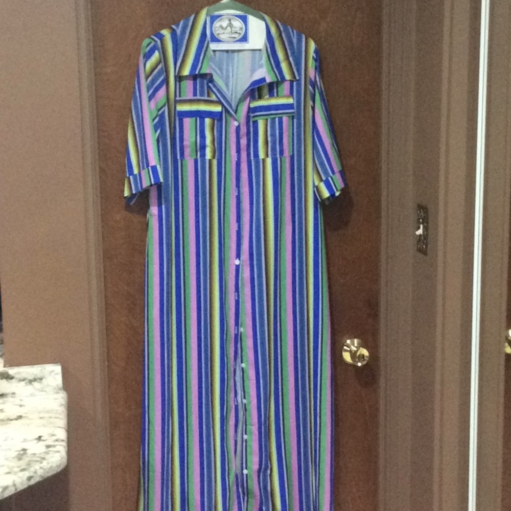 Striped cover up